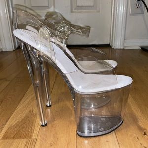 Pleaser Flamingo 9M Clear